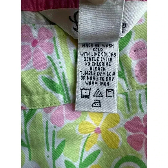 Lilly Pulitzer Eagle Skort “Palm Green Speck Print” Size 10 White Label - Picture 4 of 7